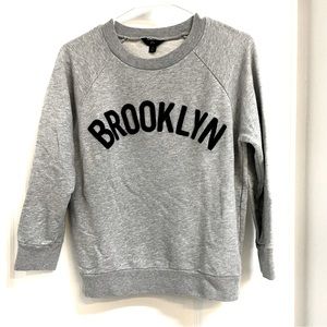J. Crew Gray 'Brooklyn' Pullover Sweatshirt